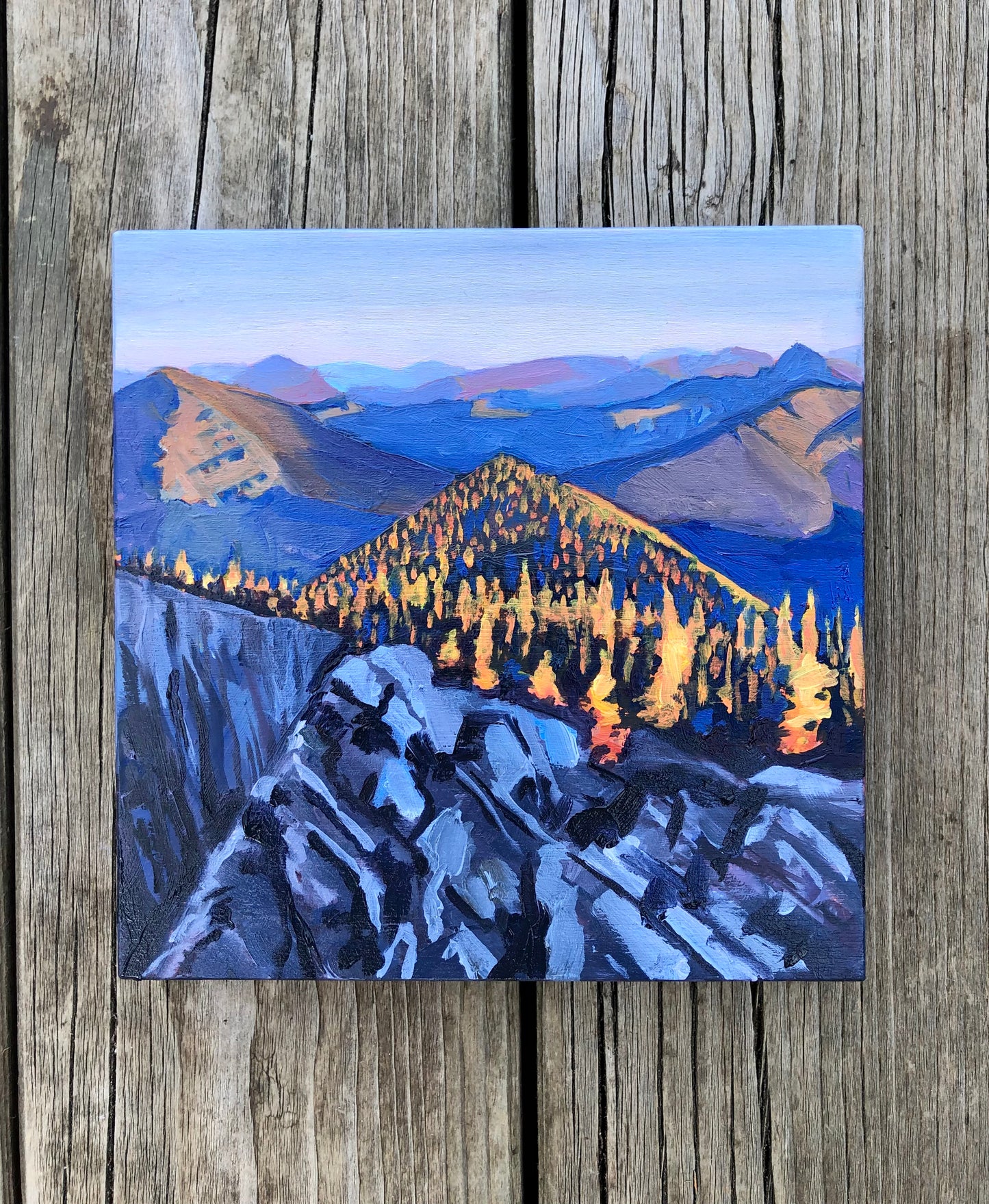 Above the Valley | 15x15cm