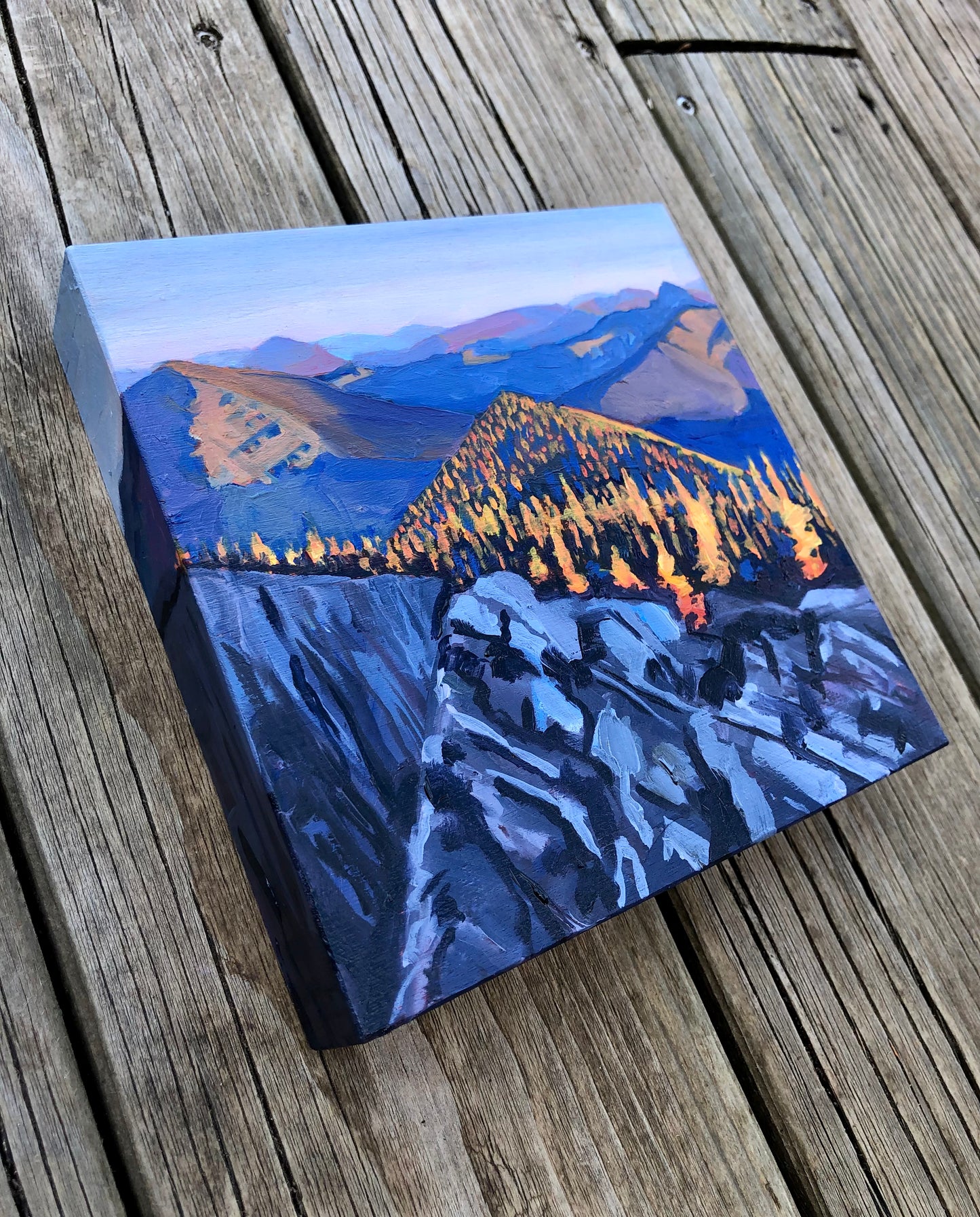 Above the Valley | 15x15cm